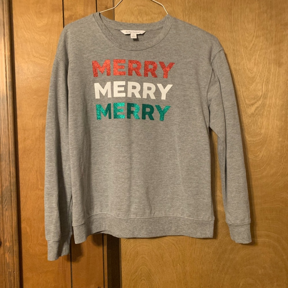 Ladies Christmas Sweatshirt Size Medium